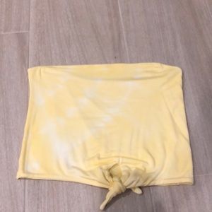 Pacsun Pastel Yellow Tube Top